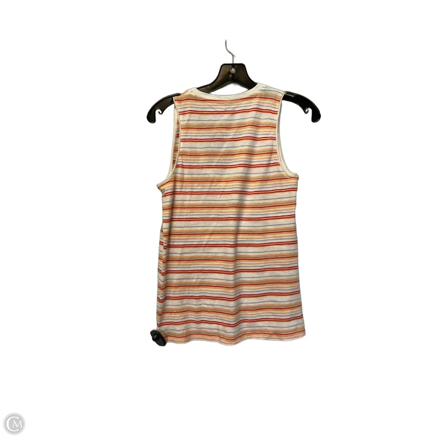 Top Sleeveless Basic By Madewell In Striped Pattern, Size: Xs