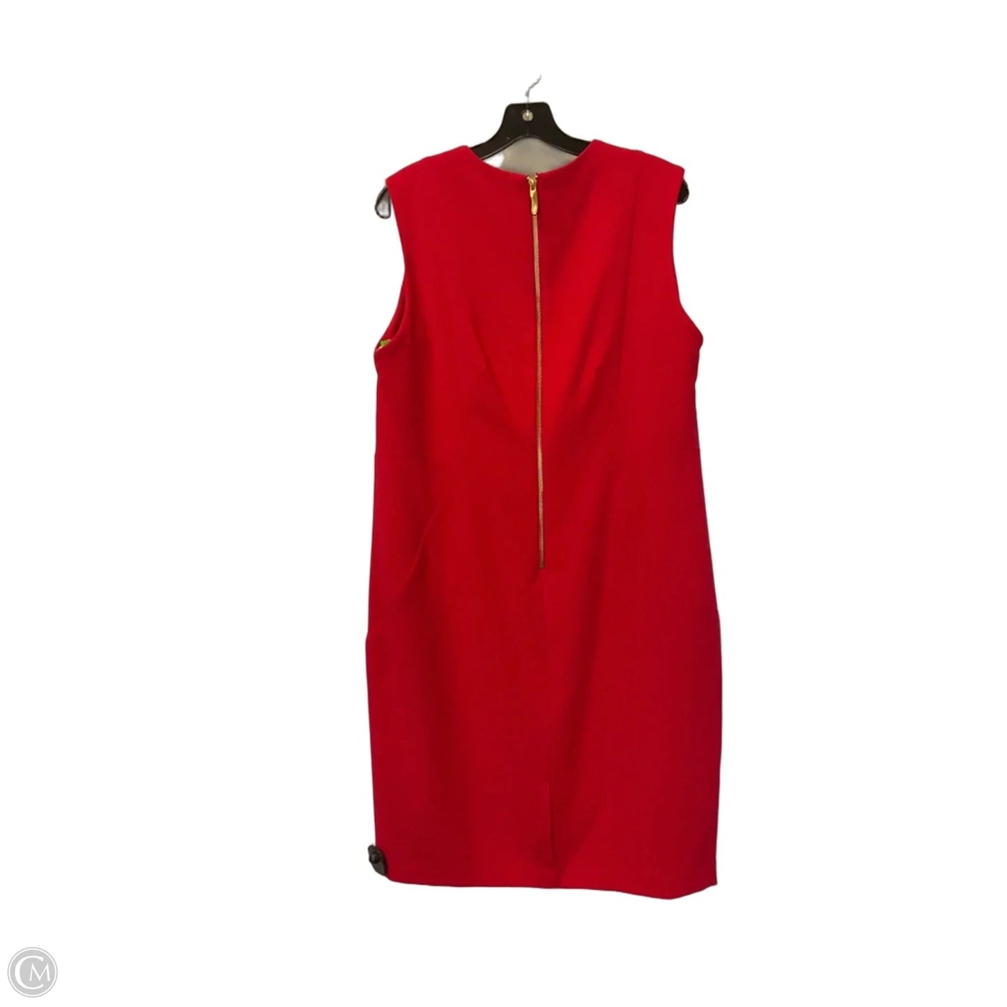Dress Work By Donna Karan In Red, Size: 14