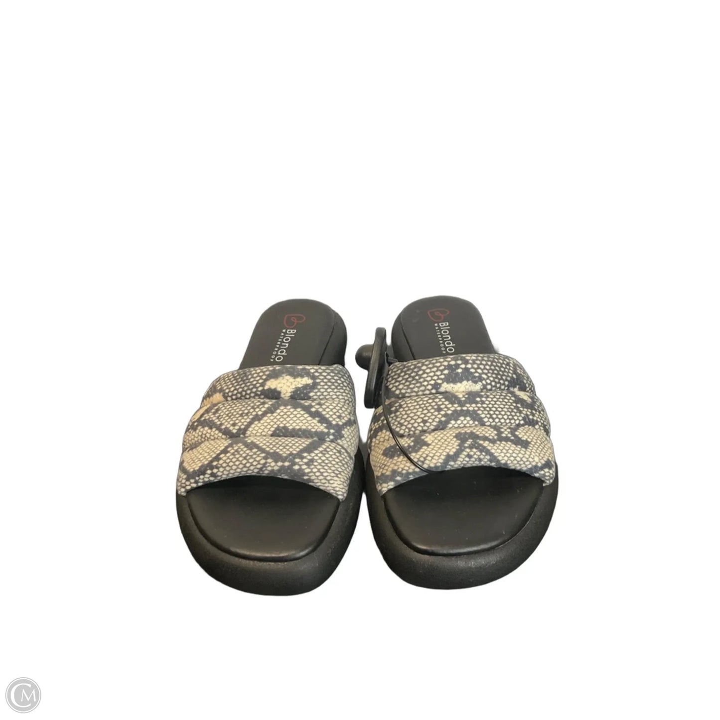 Sandals Flats By Blondo In Animal Print, Size: 7