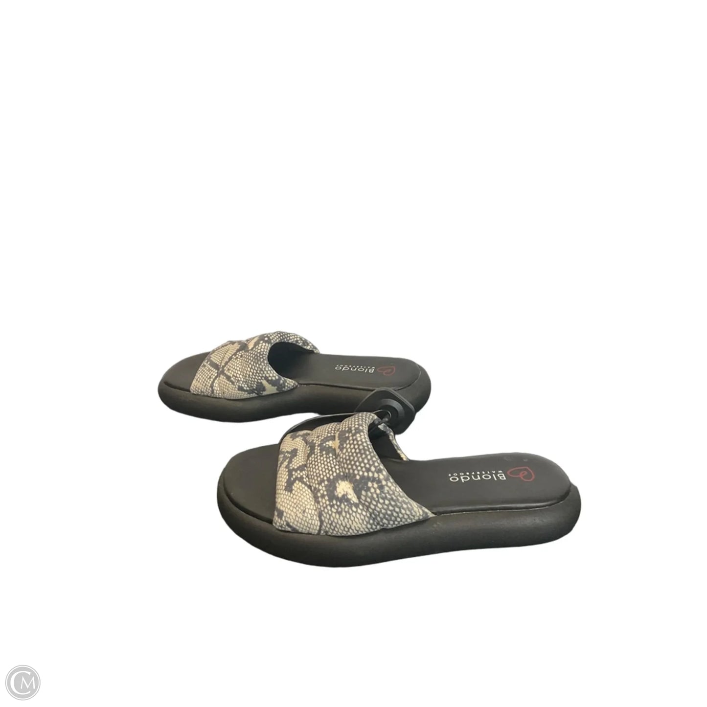 Sandals Flats By Blondo In Animal Print, Size: 7