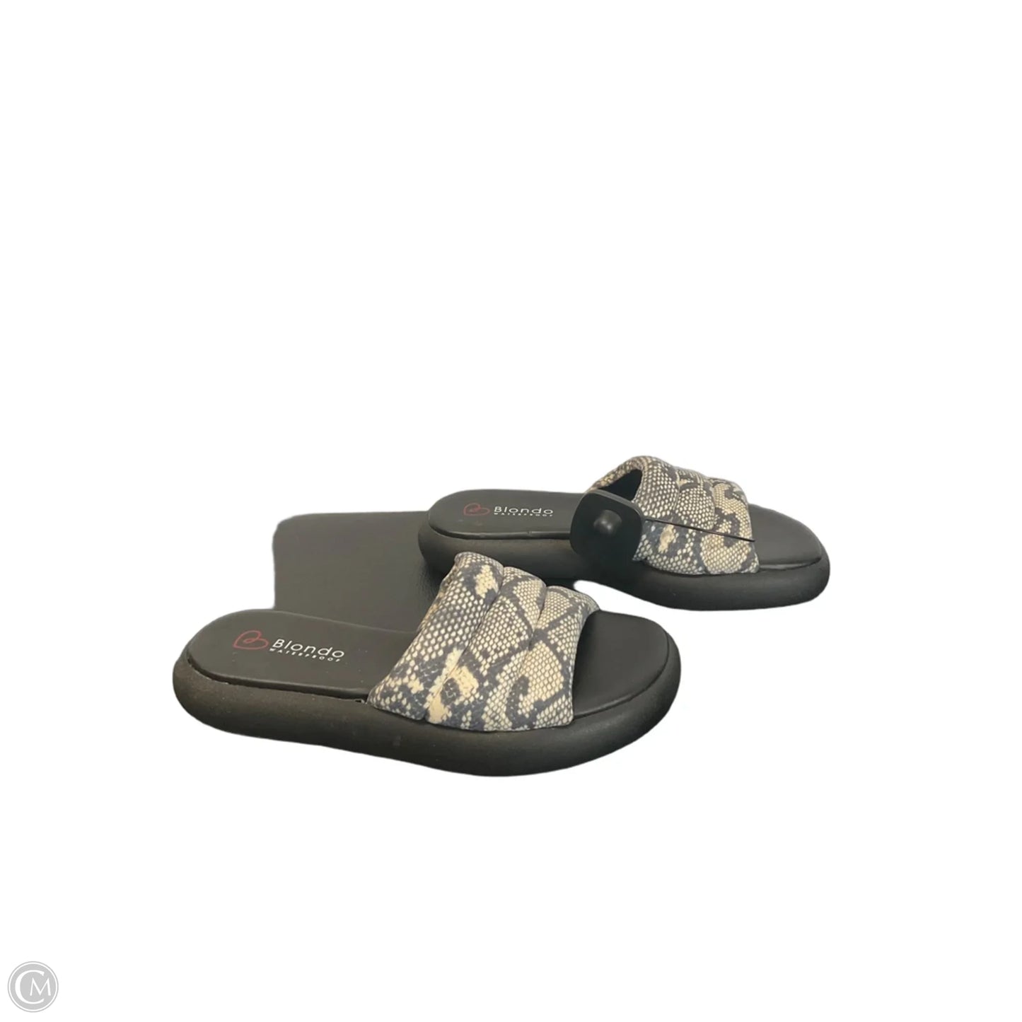 Sandals Flats By Blondo In Animal Print, Size: 7