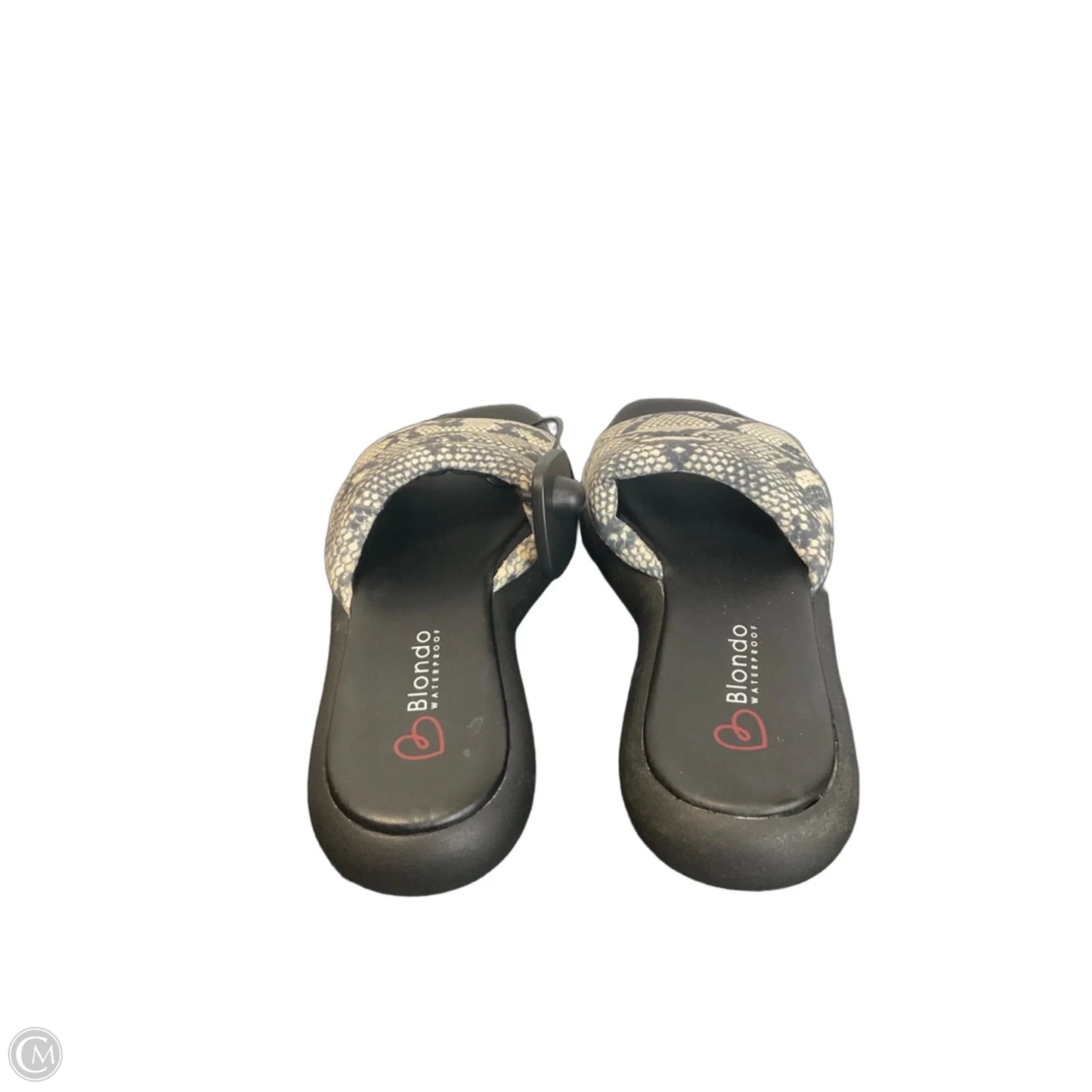 Sandals Flats By Blondo In Animal Print, Size: 7