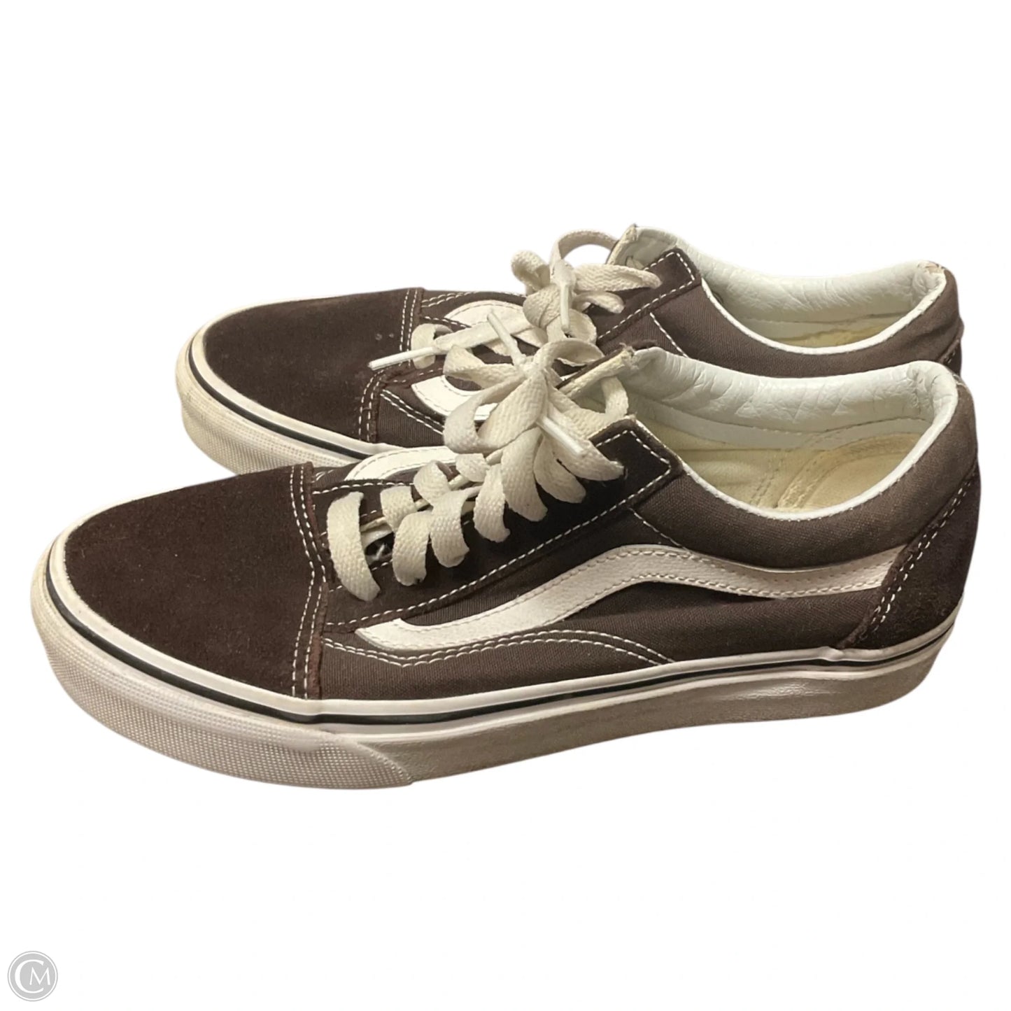 Shoes Sneakers By Vans In Brown, Size: 6