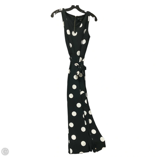 Jumpsuit Designer By Karl Lagerfeld In Polkadot Pattern, Size: 4