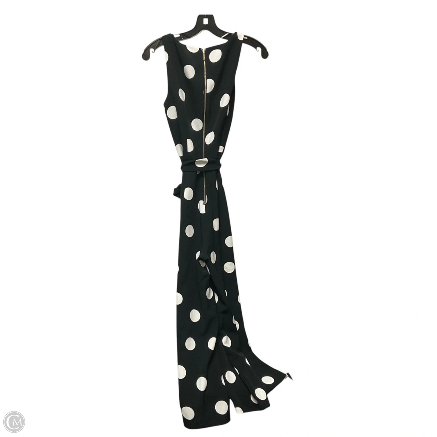 Jumpsuit Designer By Karl Lagerfeld In Polkadot Pattern, Size: 4