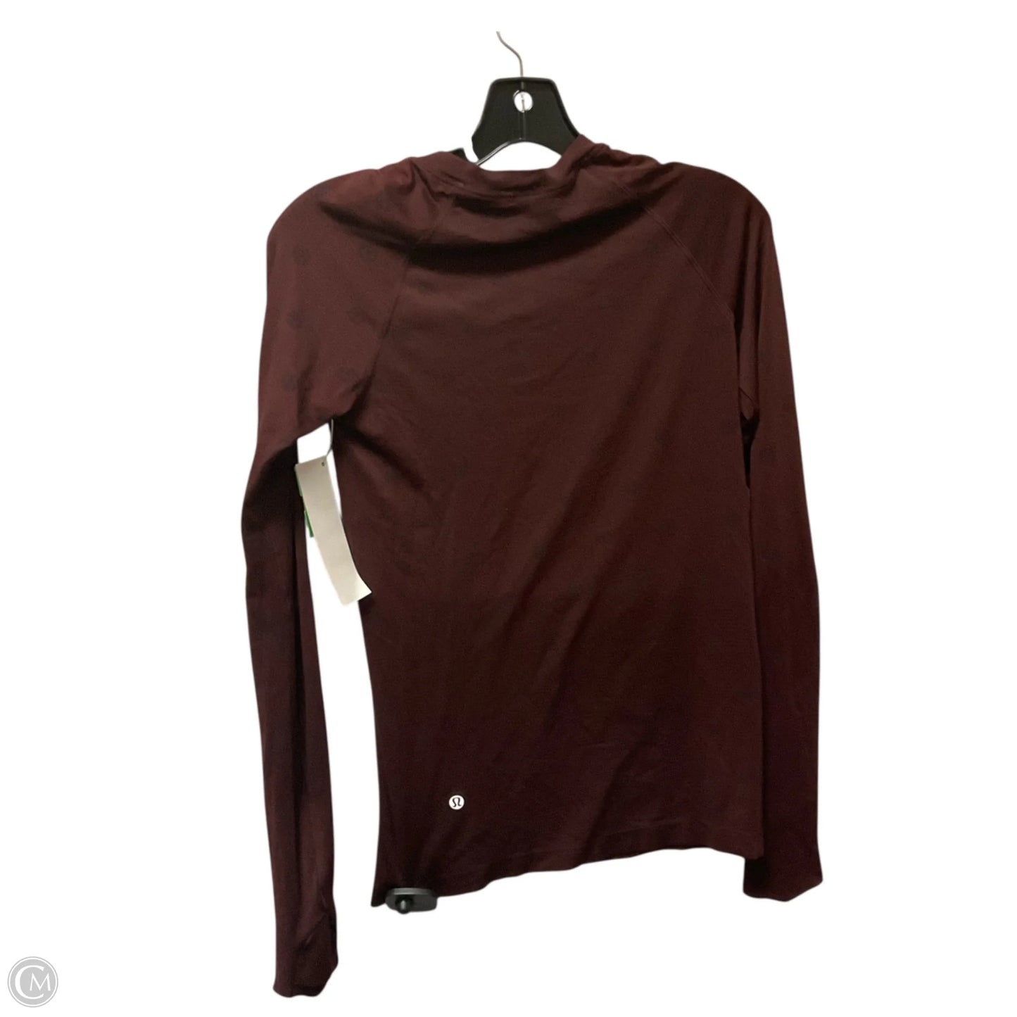 Athletic Top Long Sleeve Crewneck By Lululemon In Red, Size: 6