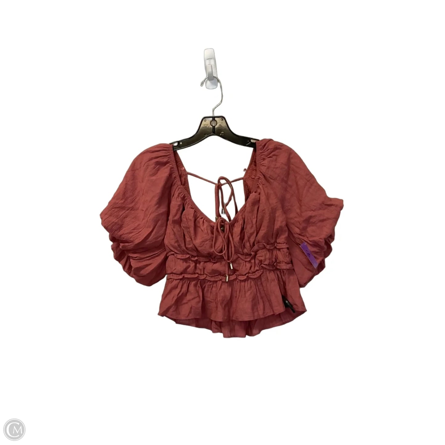 Top Short Sleeve By Mustard Seed In Pink, Size: S