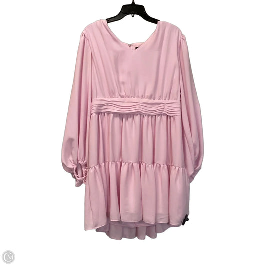Dress Casual Midi By Msk In Pink, Size: L