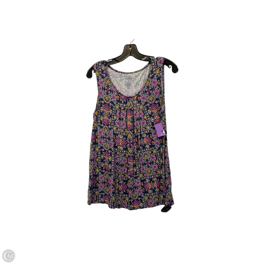 Top Sleeveless Basic By Croft And Barrow In Multi-colored, Size: M