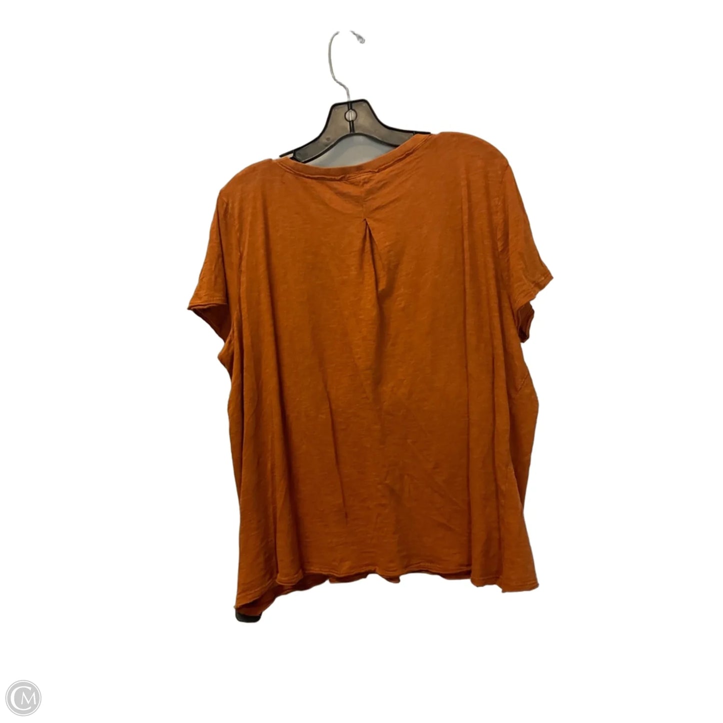 Top Short Sleeve Basic By Wonderly In Orange, Size: L