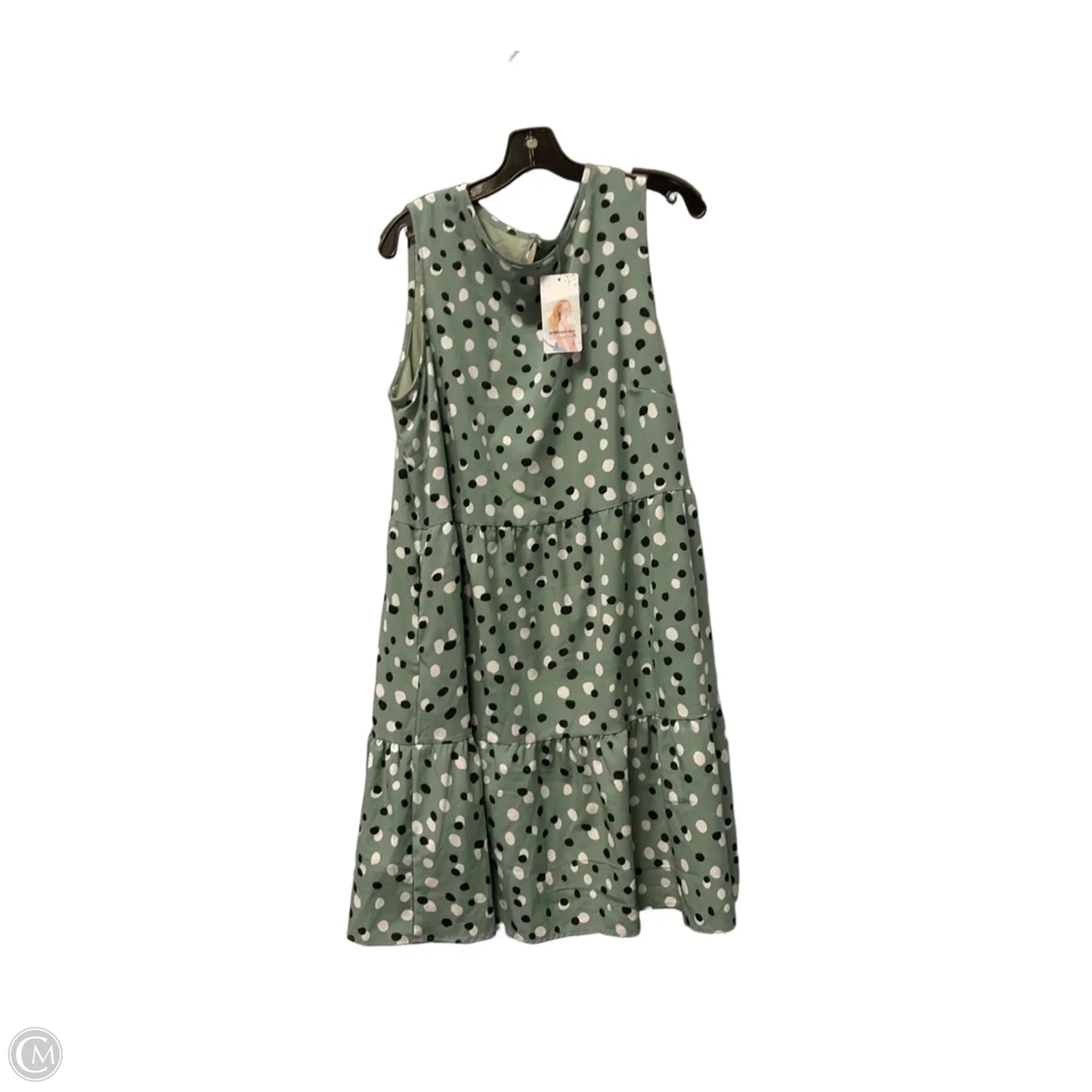 Dress Casual Midi By Prettygarden In Green, Size: M