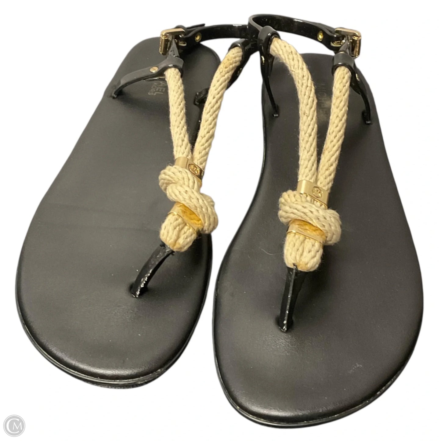 Sandals Designer By Michael Kors In Black, Size: 8