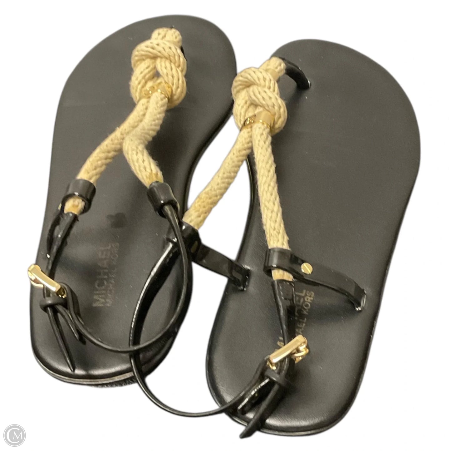 Sandals Designer By Michael Kors In Black, Size: 8
