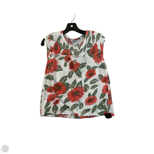 Top Sleeveless By Lucky Brand In Multi-colored, Size: M