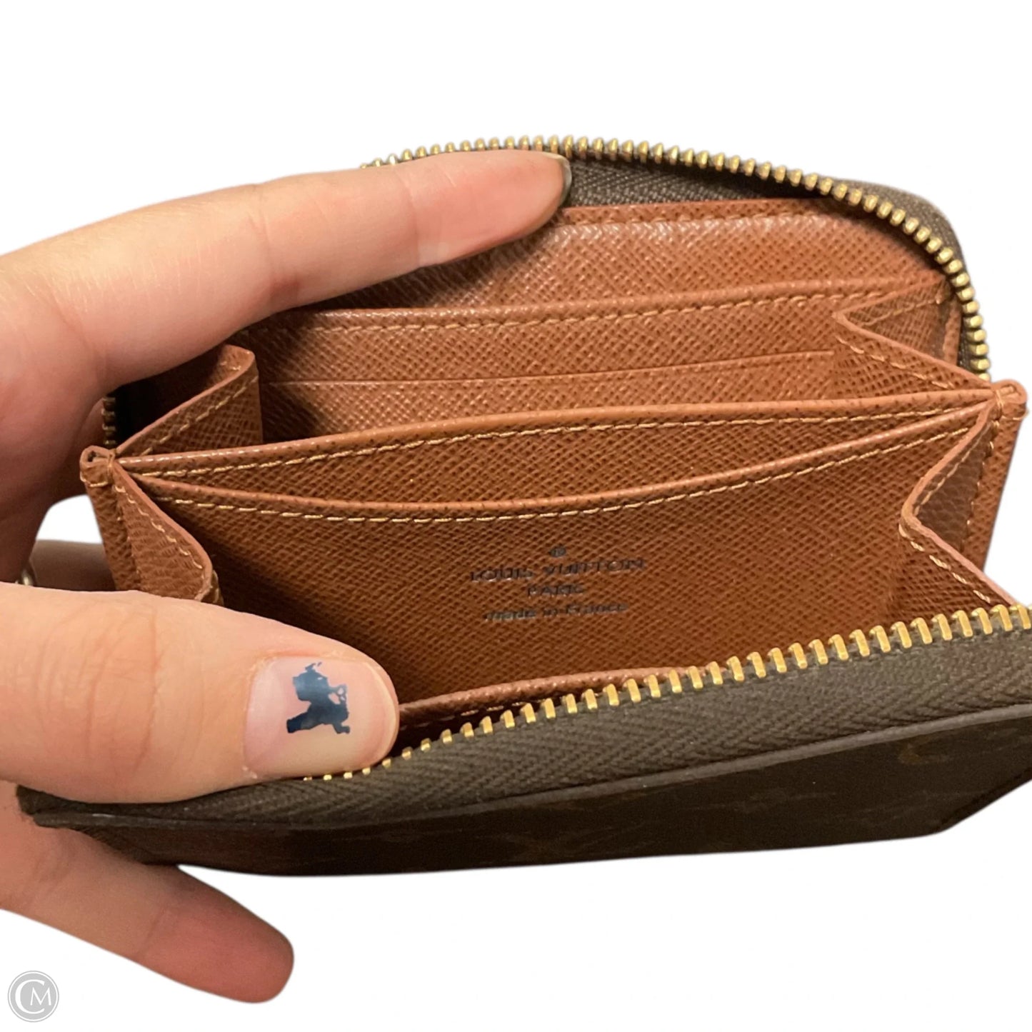 Coin Purse Luxury Designer By Louis Vuitton, Size: Small