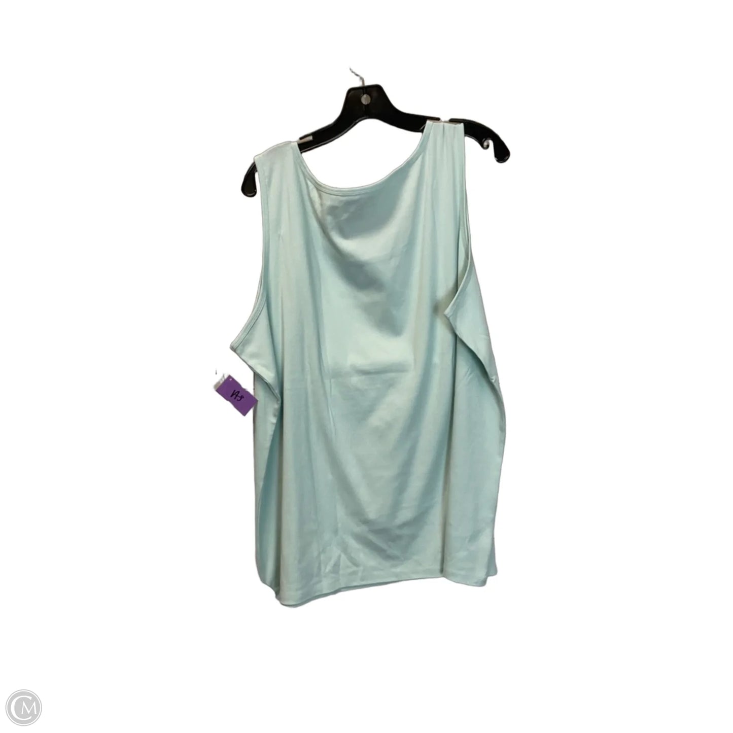 Top Sleeveless Basic By Talbots In Blue, Size: 3x