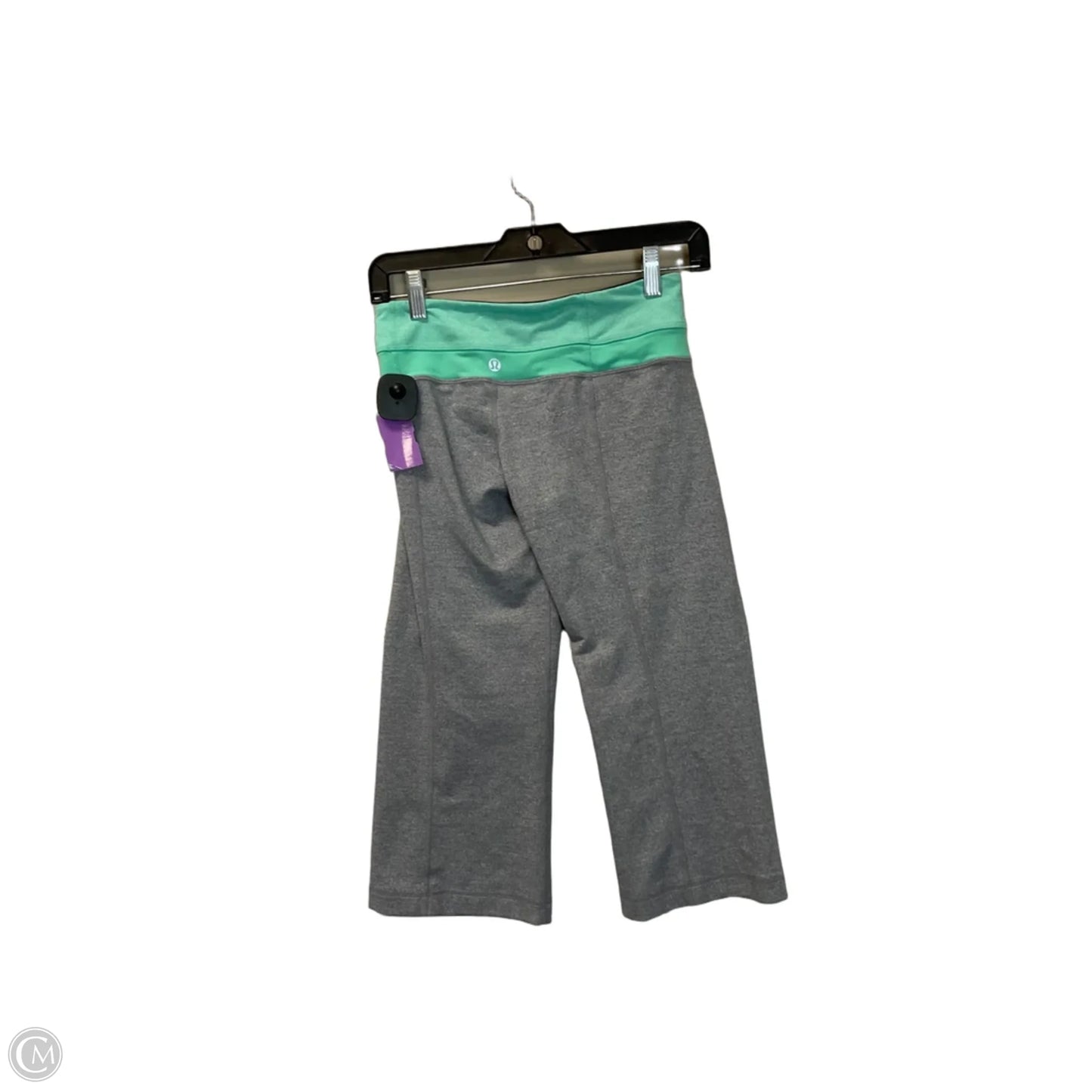 Athletic Leggings Capris By Lululemon In Grey, Size: 4