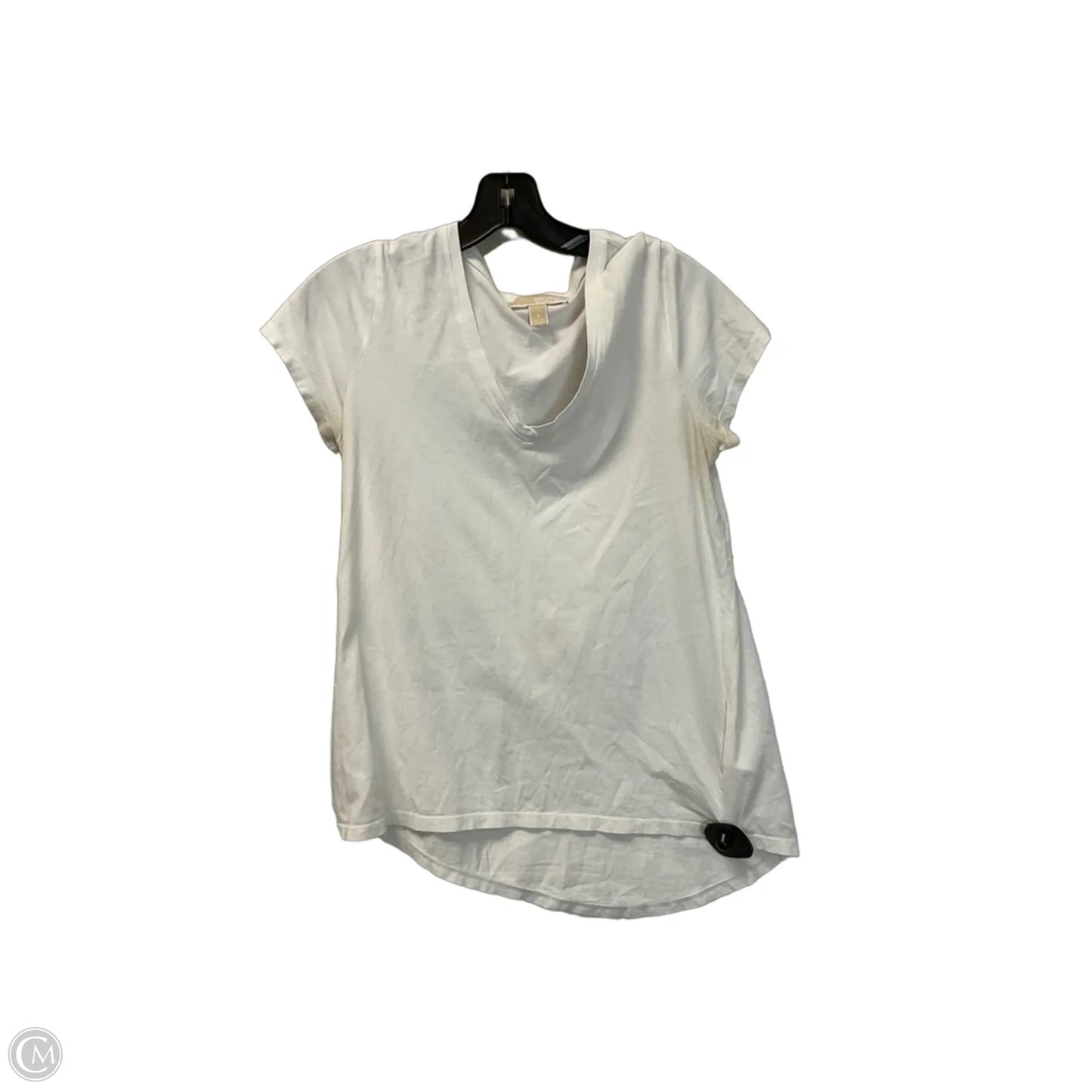 Top Short Sleeve Basic By Michael By Michael Kors In White, Size: S