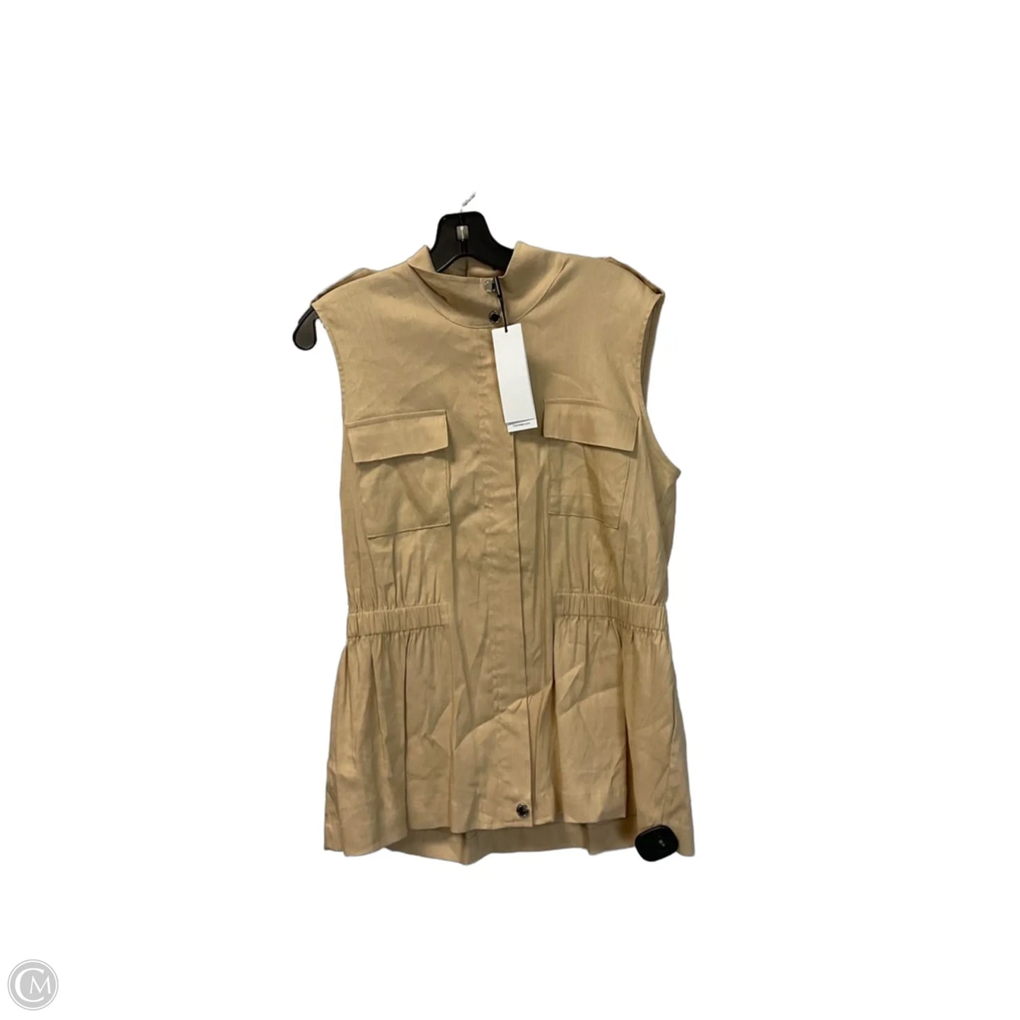 Vest Other By Calvin Klein In Tan, Size: M
