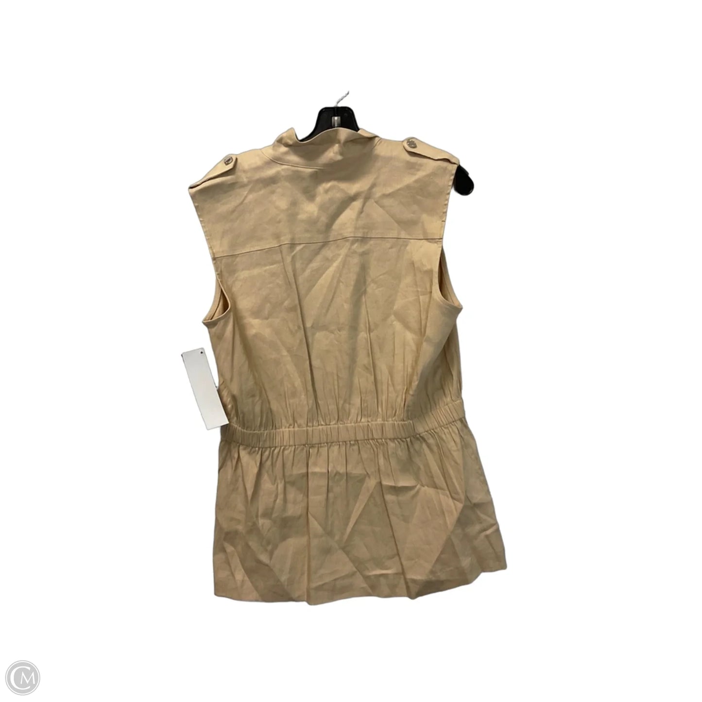 Vest Other By Calvin Klein In Tan, Size: M