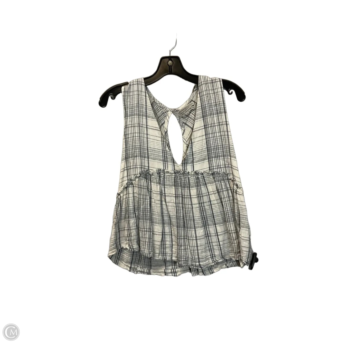 Top Sleeveless By Urban Outfitters In Black & White, Size: Xs
