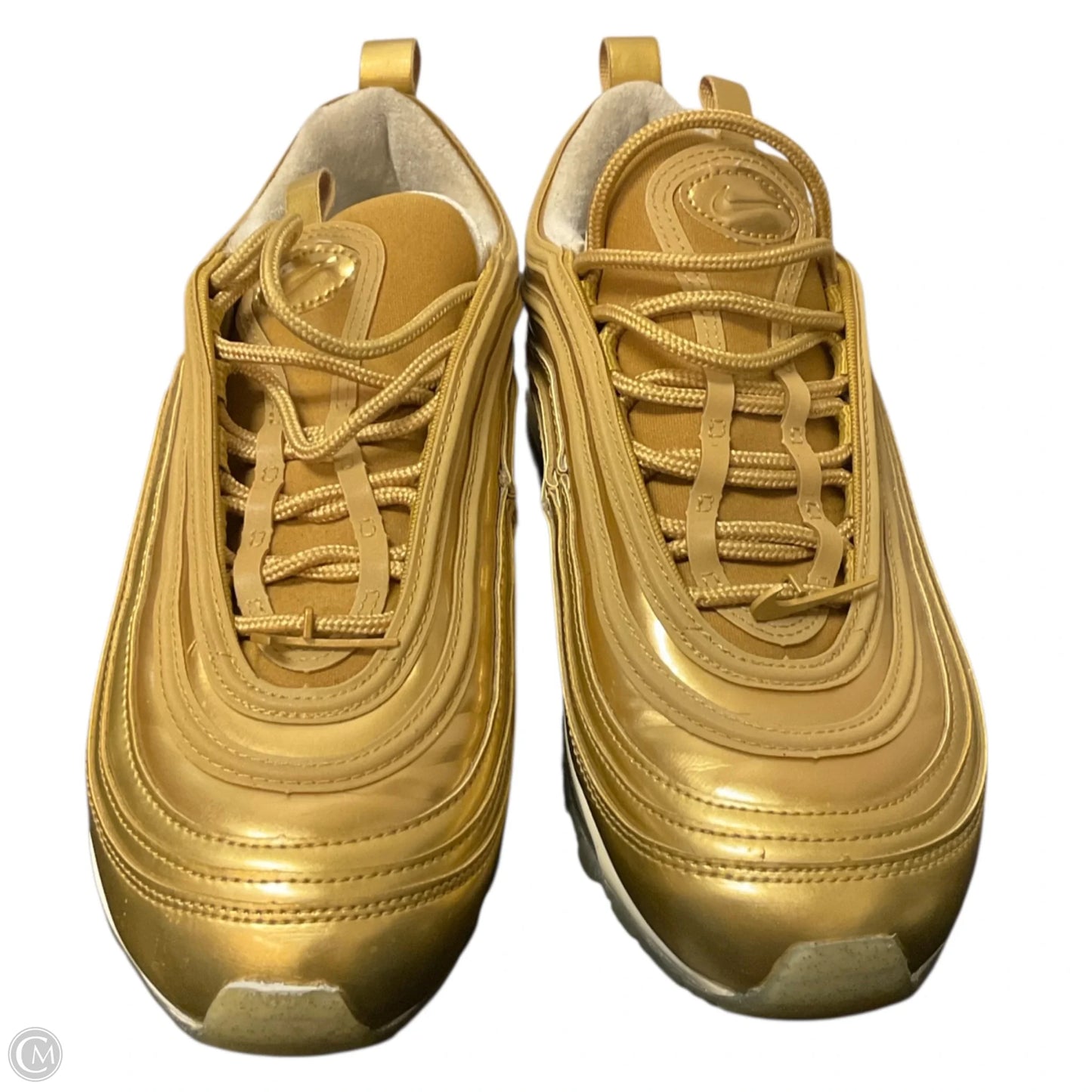 Shoes Sneakers By Nike In Gold, Size: 8