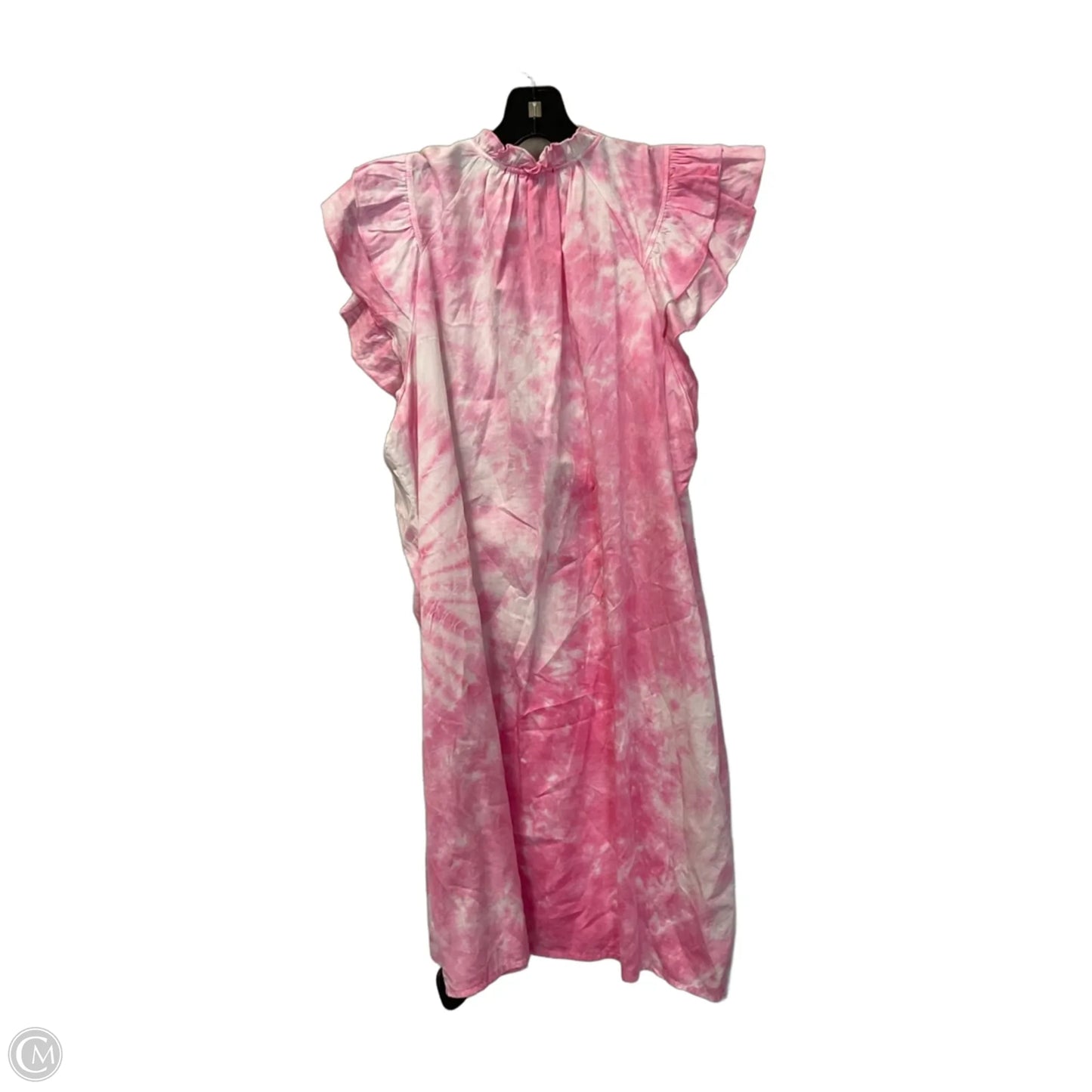 Dress Casual Midi By Cmc In Pink, Size: M