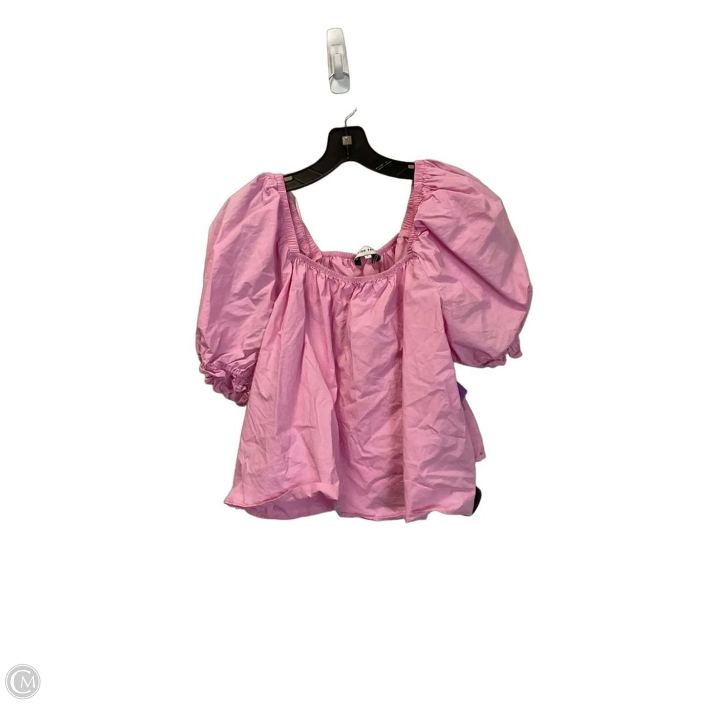 Top Short Sleeve By English Factory In Pink, Size: L