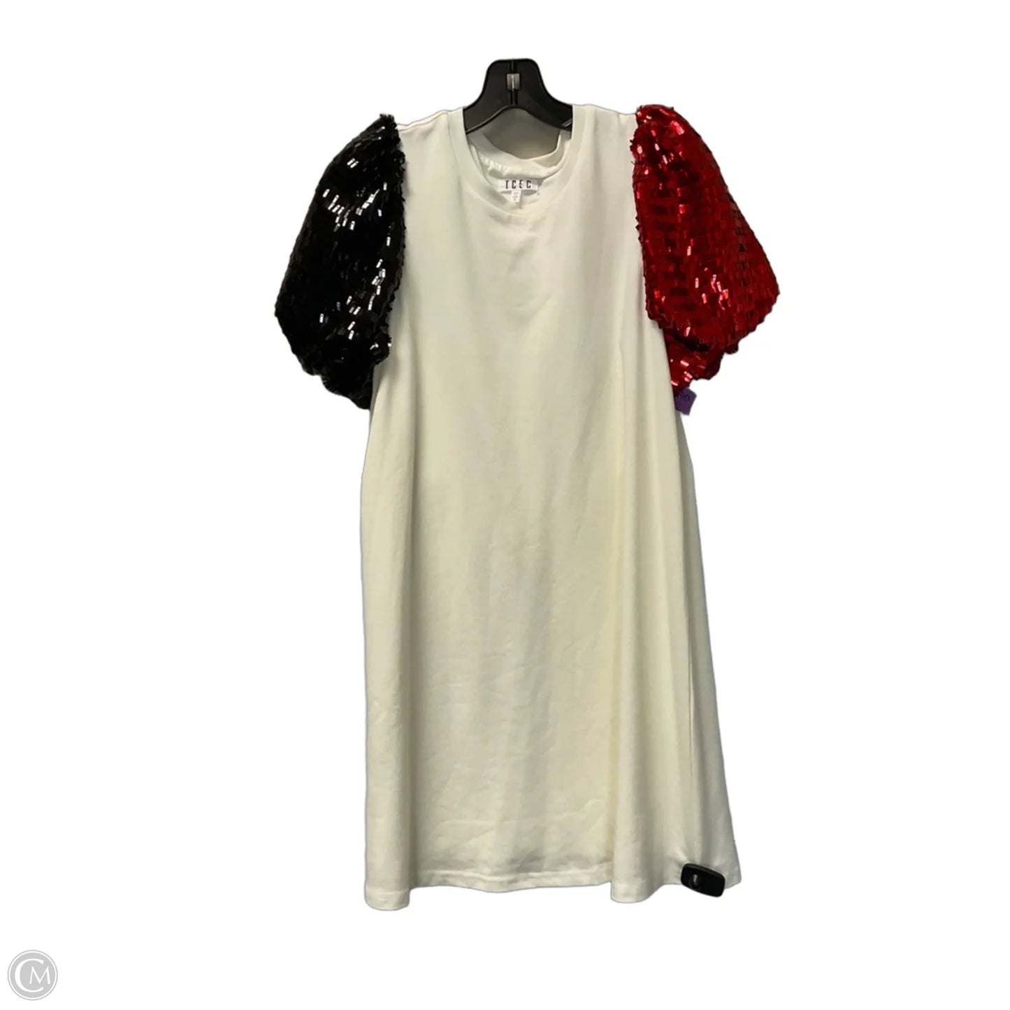 Dress Casual Midi By Tcec In White, Size: S
