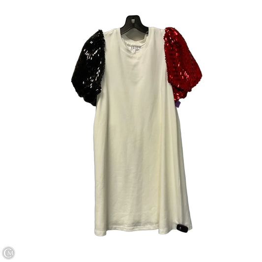 Dress Casual Midi By Tcec In White, Size: S