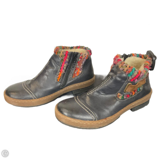 Boots Ankle Flats By Riekers In Black, Size: 8.5