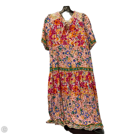 Dress Casual Maxi By Umgee In Multi-colored, Size: L