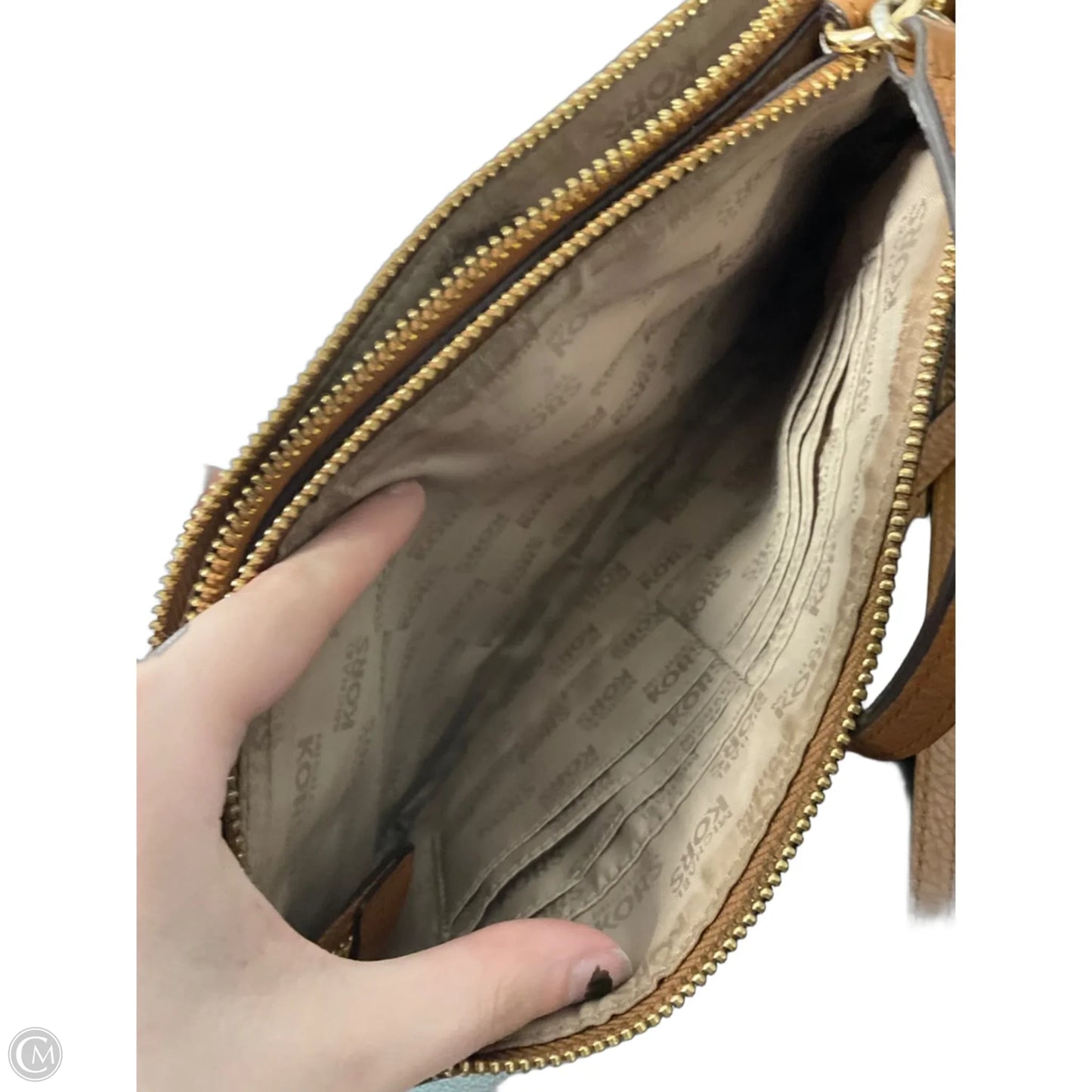 Crossbody Designer By Michael Kors, Size: Medium