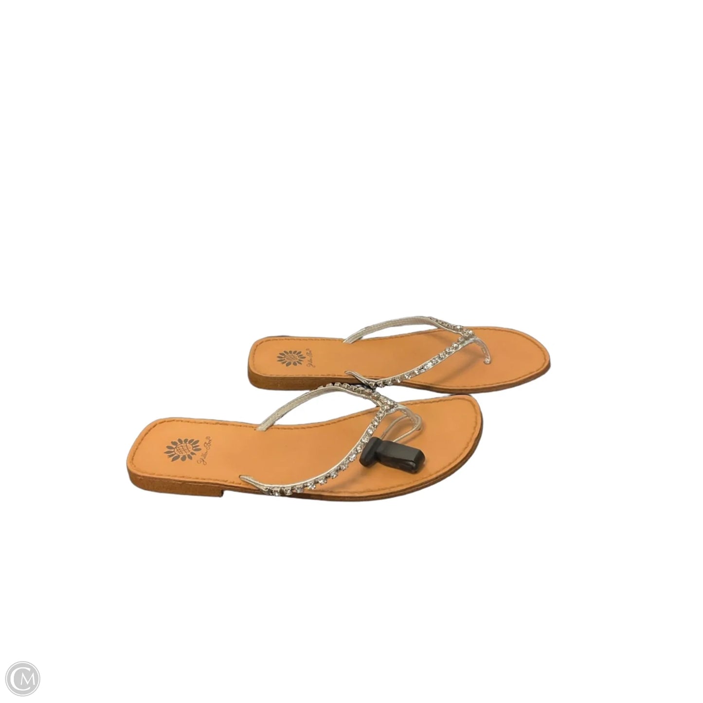 Sandals Flip Flops By Yellow Box In Brown, Size: 9