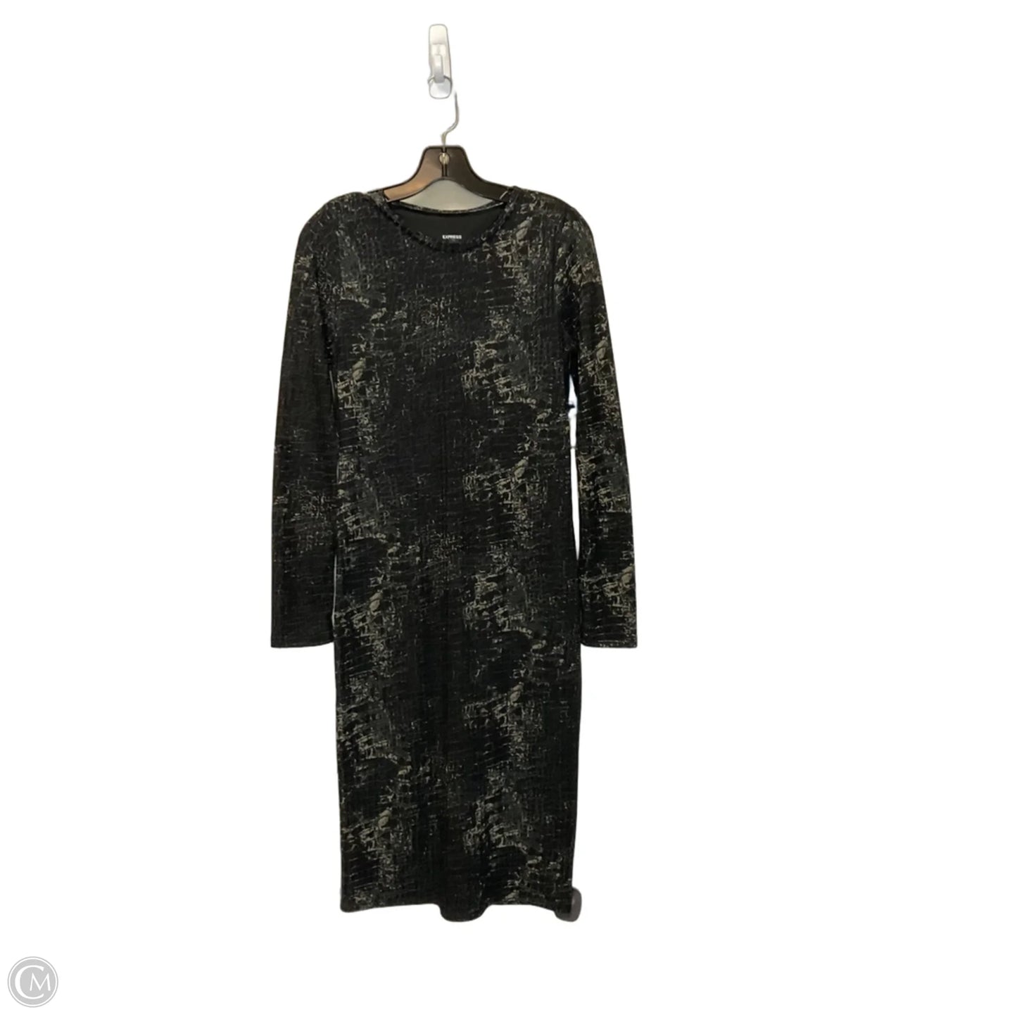 Dress Casual Maxi By Express In Black, Size: Xs
