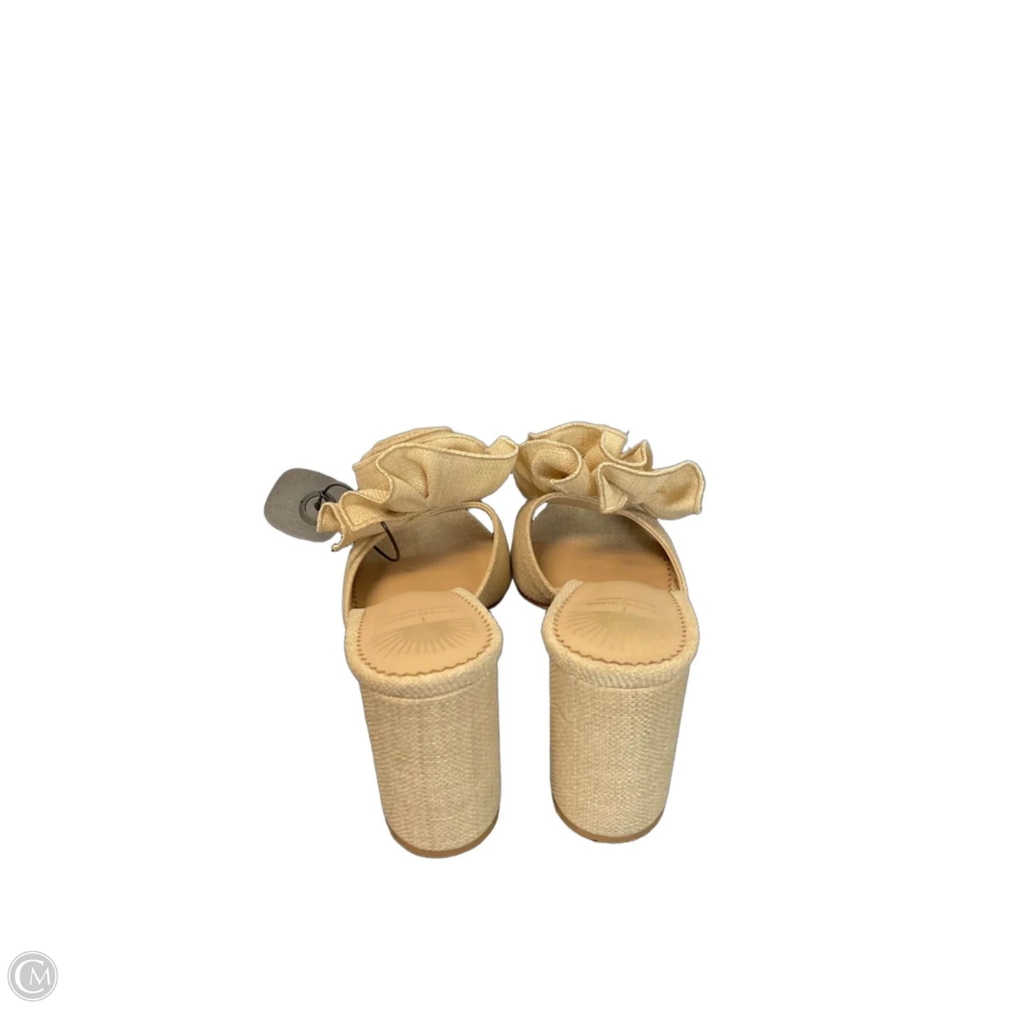 Sandals Heels Block By Antonio Melani In Tan, Size: 8.5