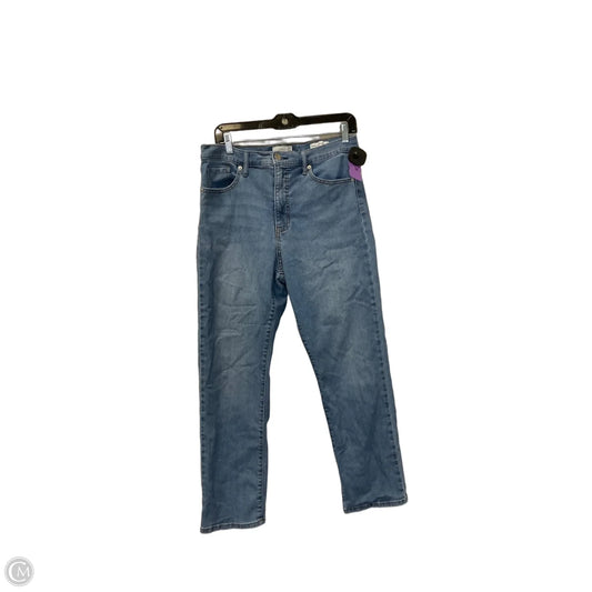 Jeans Straight By Jessica Simpson In Blue Denim, Size: 12