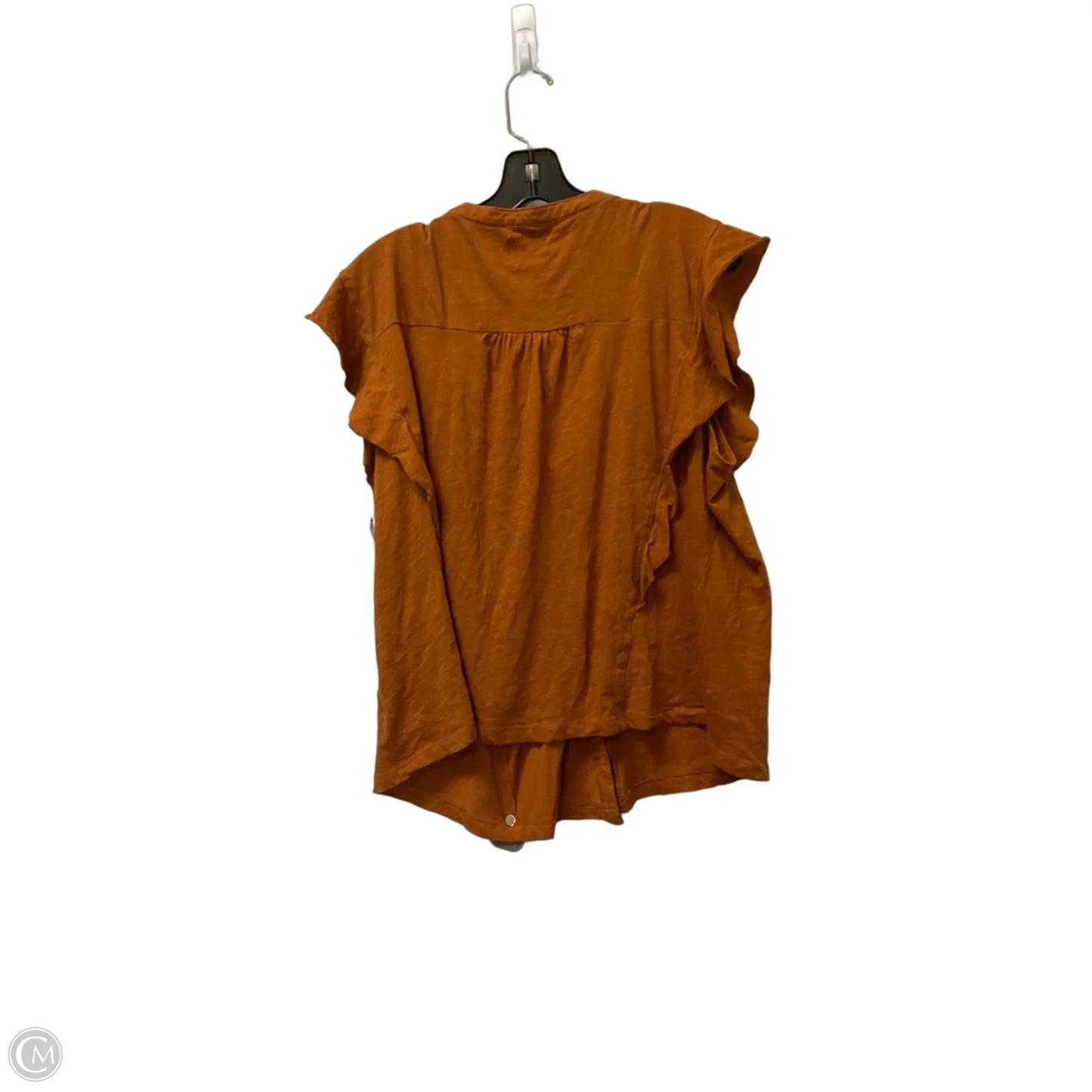 Top Short Sleeve Basic By Wonderly In Brown, Size: 2x