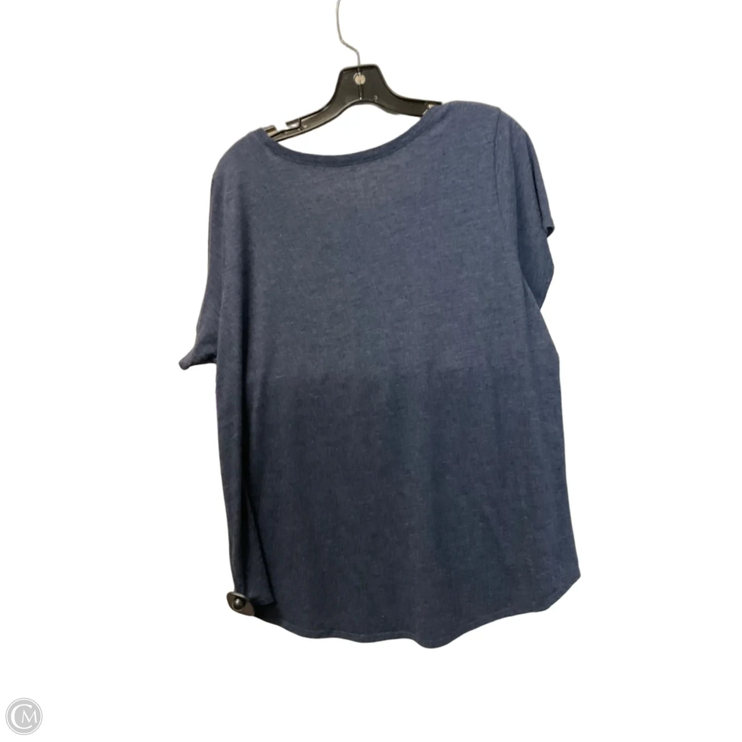 Top Short Sleeve Basic By Lucky Brand In Blue, Size: Xl