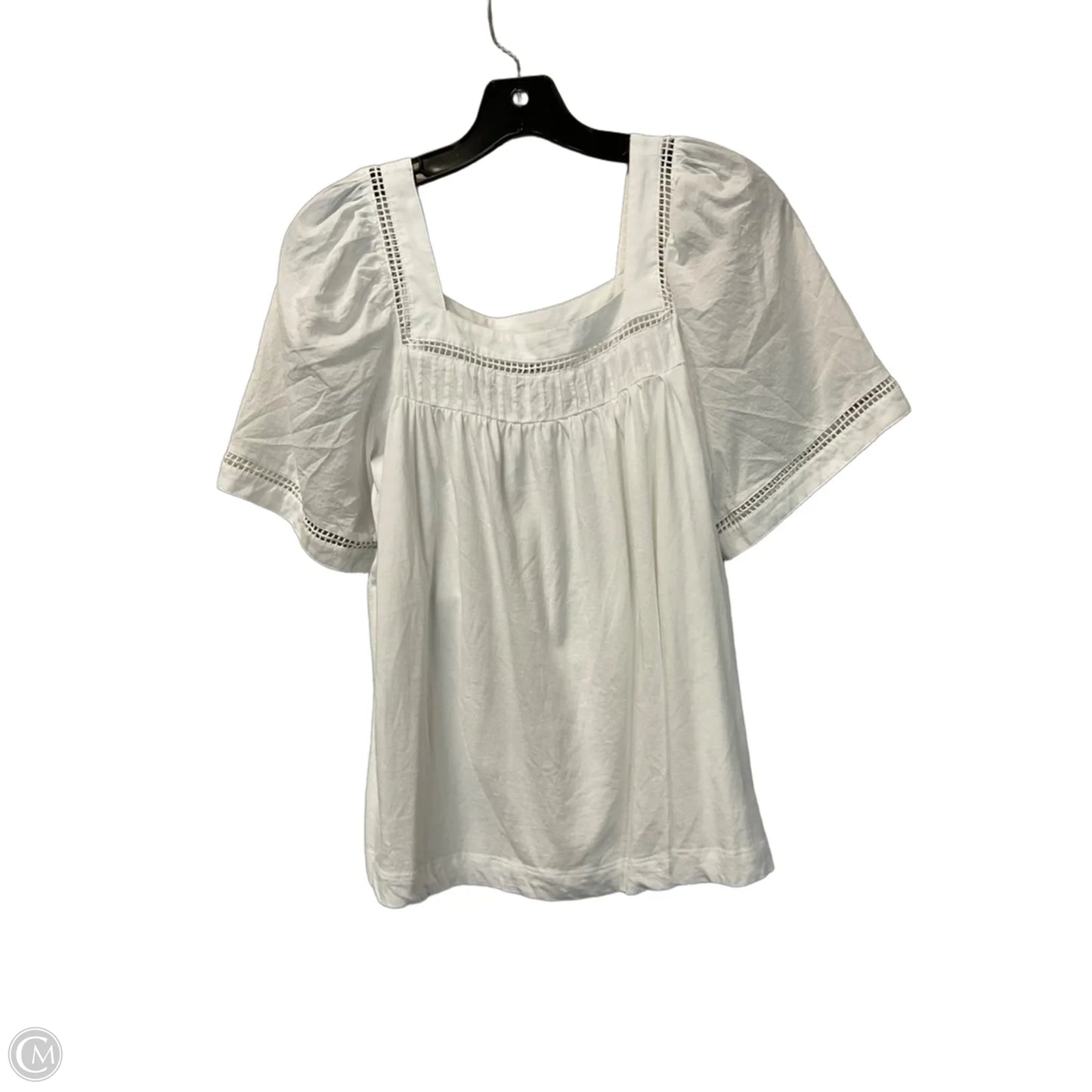 Top Short Sleeve By Joie In White, Size: M