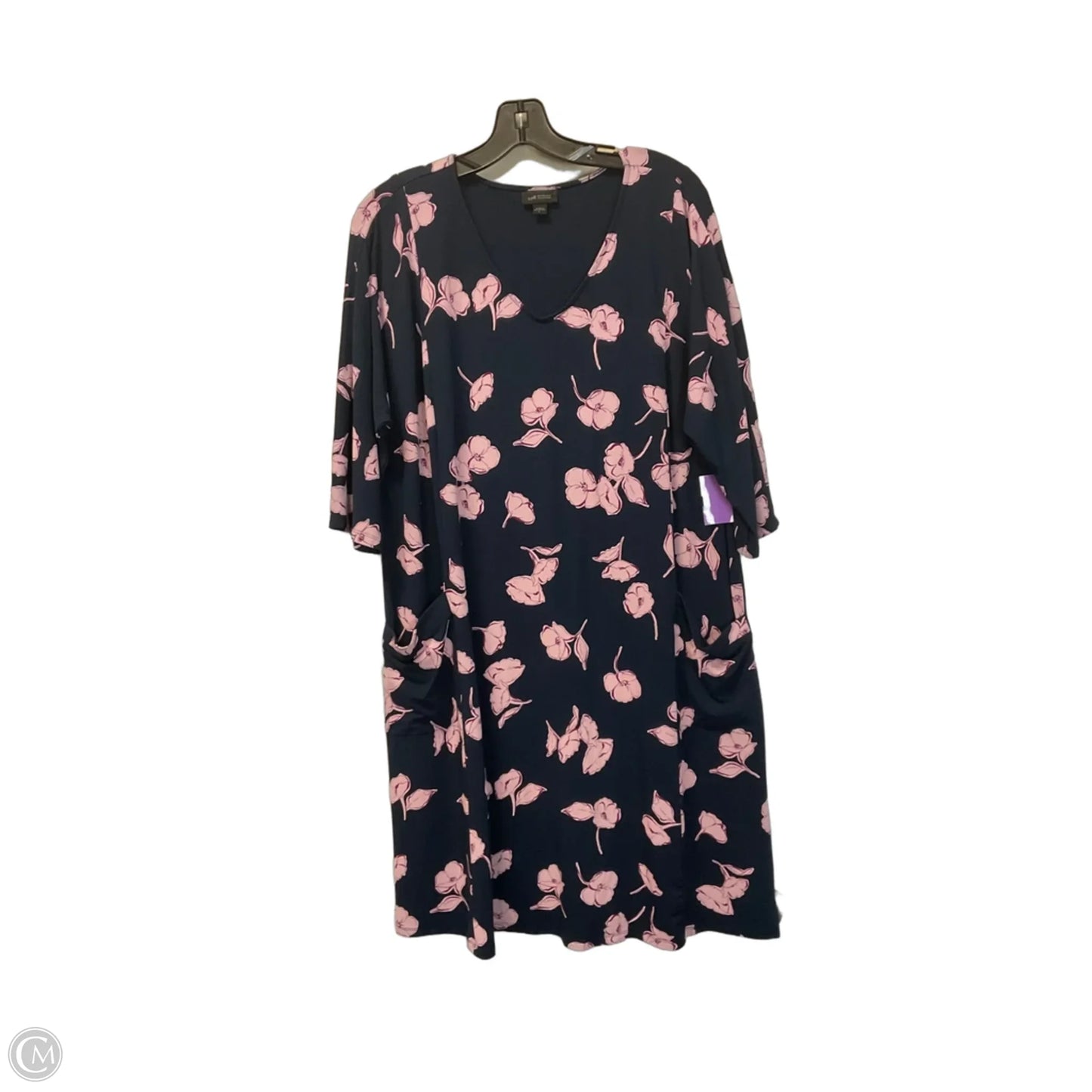 Dress Casual Midi By J. Jill In Navy, Size: L