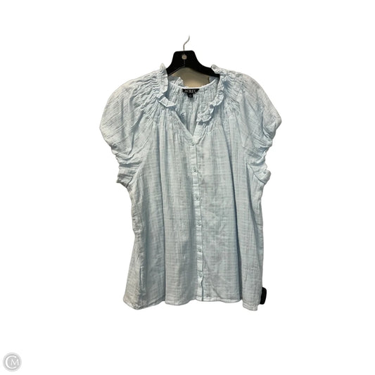 Top Short Sleeve By J. Crew In Blue, Size: Xl