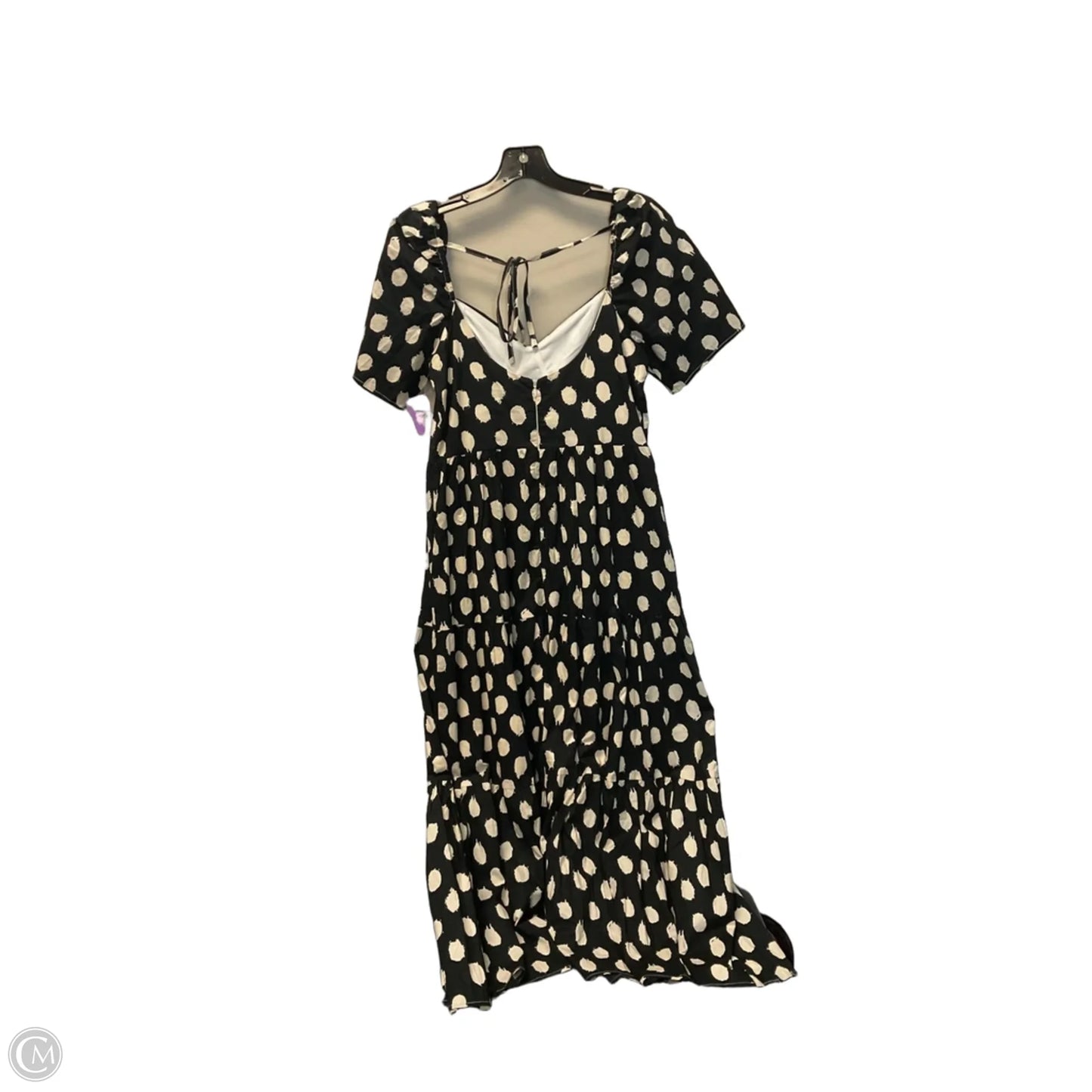 Dress Casual Maxi By Tcec In Black & White, Size: S