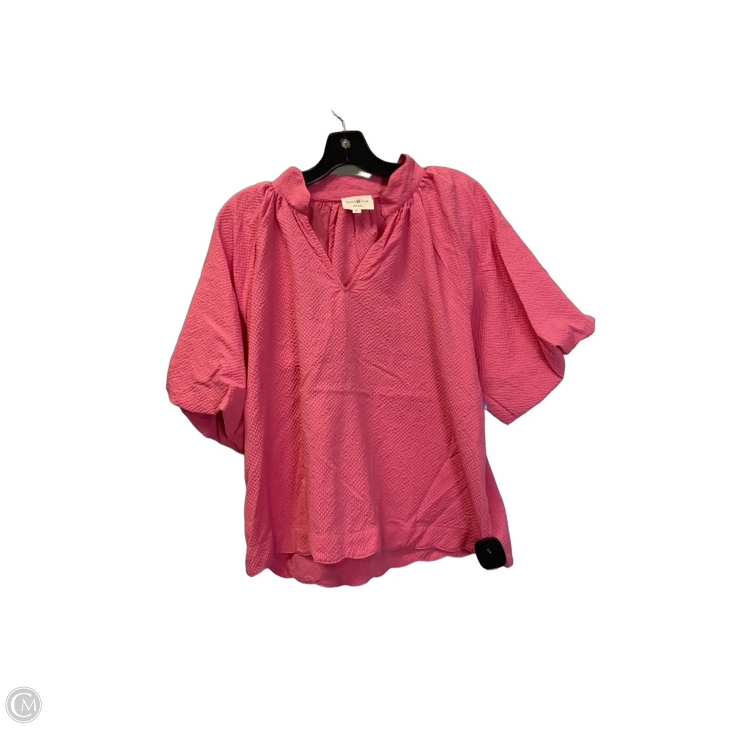 Top Short Sleeve By Umgee In Pink, Size: S