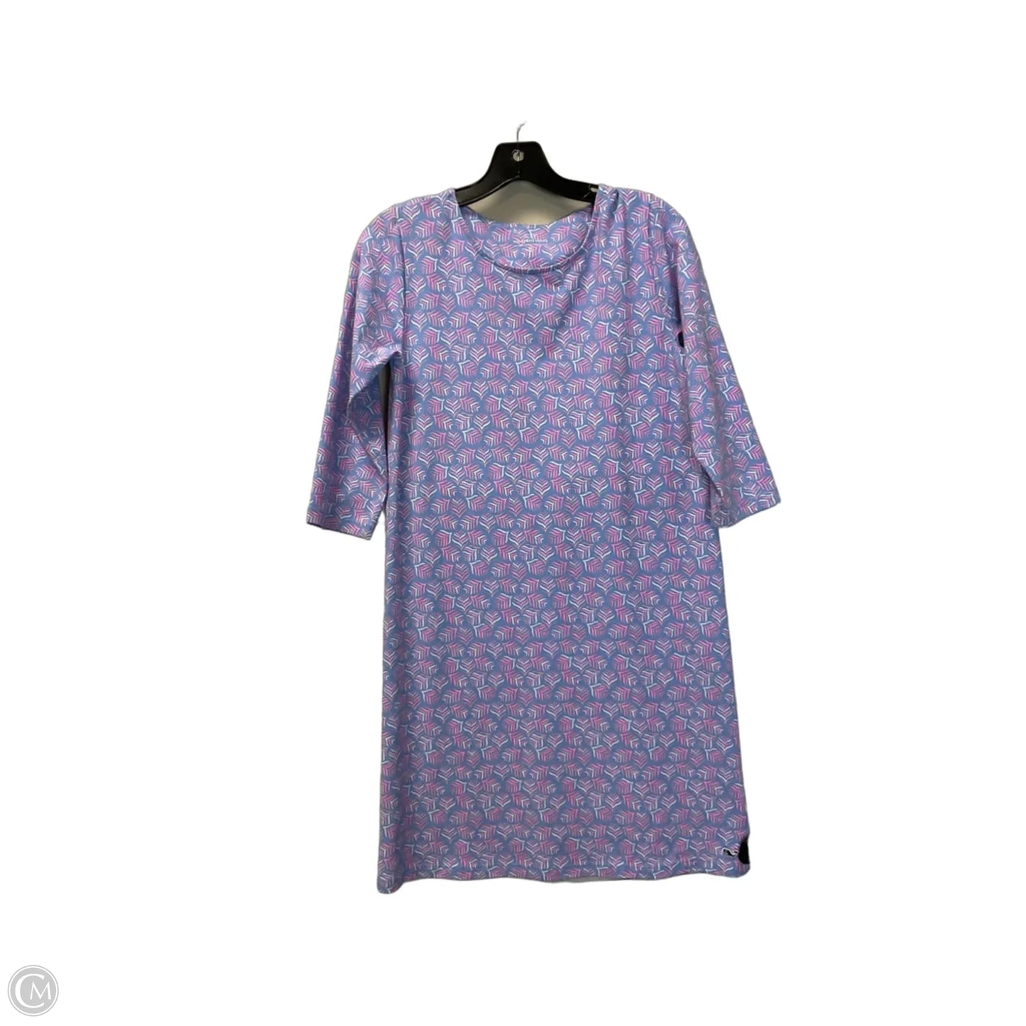 Dress Casual Midi By Vineyard Vines In Purple, Size: Xl