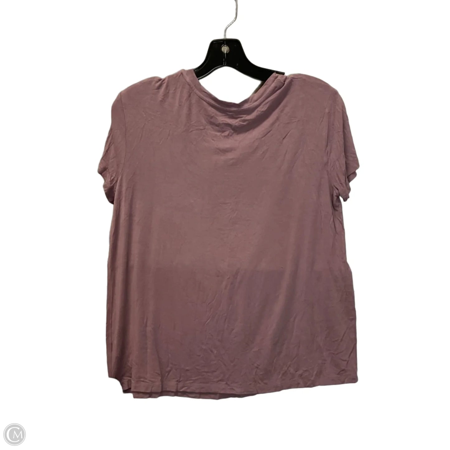 Top Short Sleeve Basic By Mossimo In Purple, Size: S