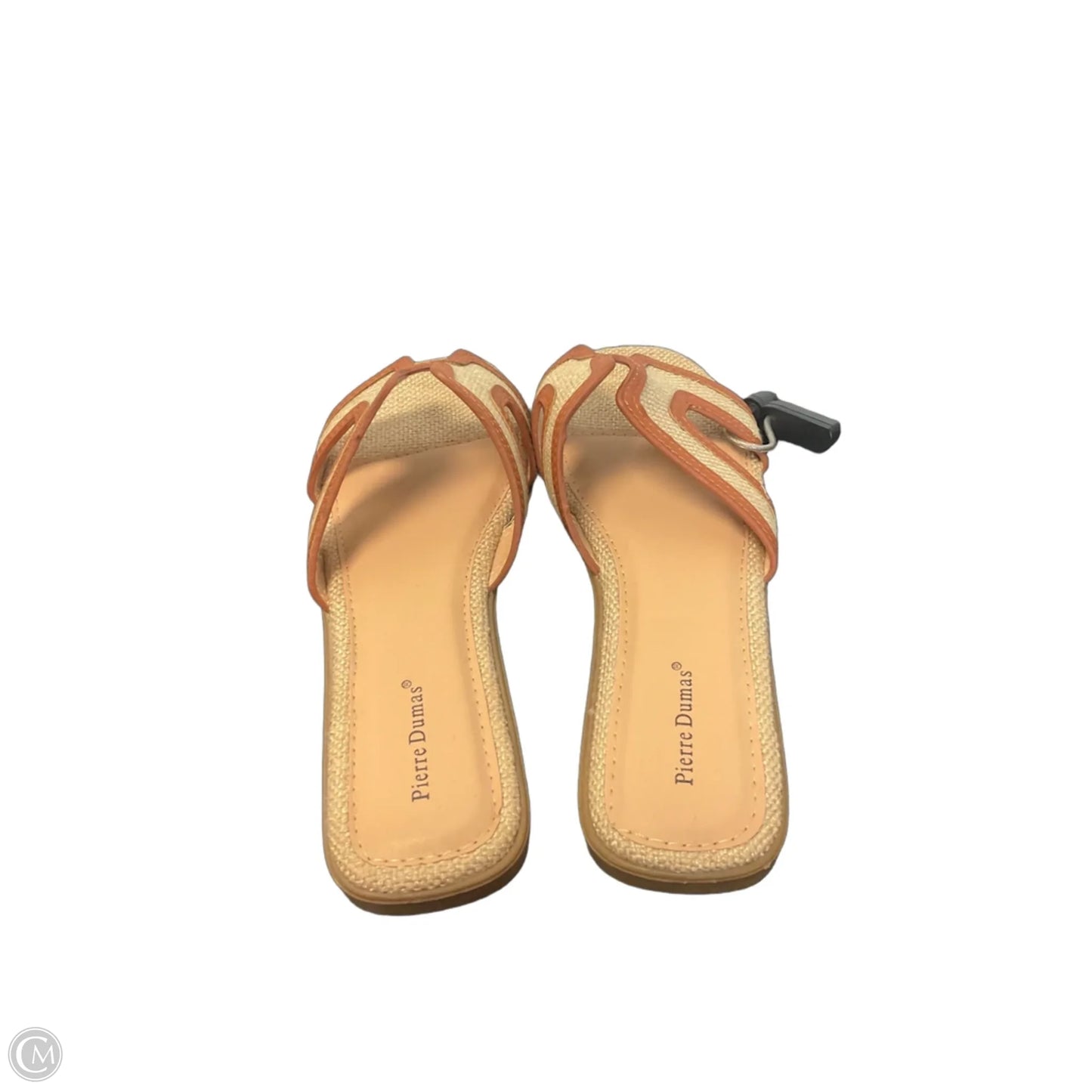 Sandals Flip Flops By Pierre Dumas In Tan, Size: 9
