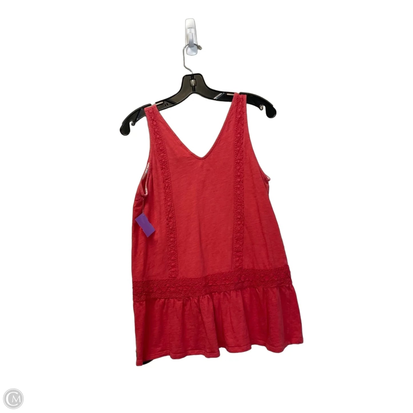 Top Sleeveless By Matilda Jane In Coral, Size: M