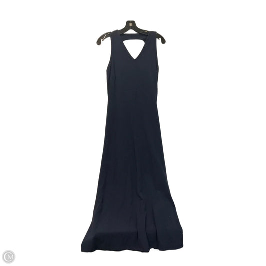 Dress Casual Maxi By Talbots In Navy, Size: M