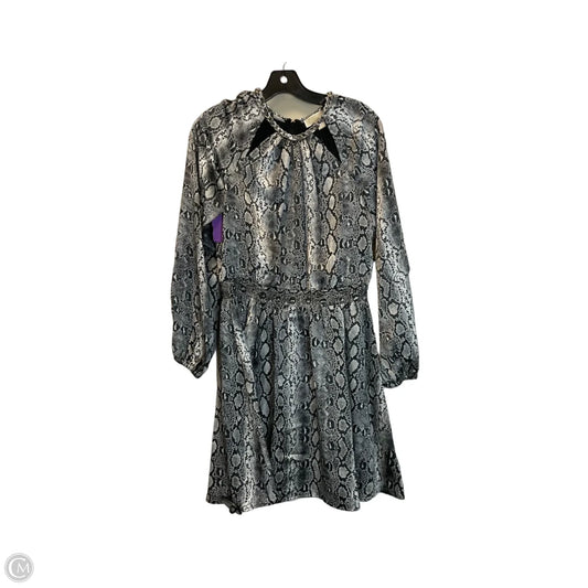 Dress Casual Midi By Michael By Michael Kors In Snakeskin Print, Size: S